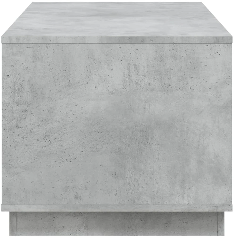 Kavos staliukas, betono pilkas, 102x50x44cm, apdirbta mediena