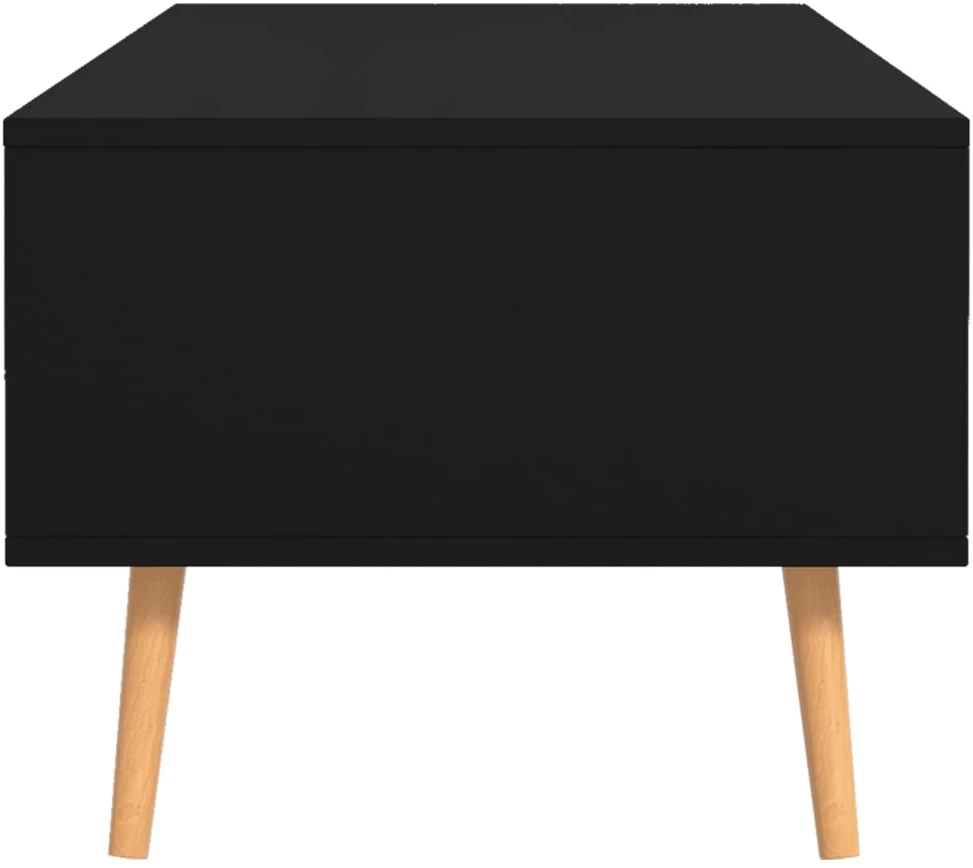 Kavos staliukas, juodas, 100x49,5x43cm, apdirbta mediena