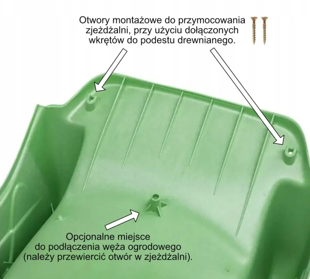 KBT 3m Sodo Čiuožykla - Žalia - Premium