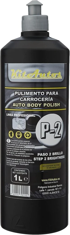 Kėbulo poliravimo pasta - 1kg Fast Cut Polish + 1kg Gloss Polish + 150mm poliravimo kempinės