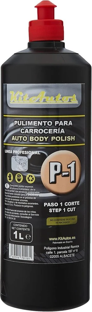 Kėbulo poliravimo pasta - 1kg Fast Cut Polish + 1kg Gloss Polish + 150mm poliravimo kempinės