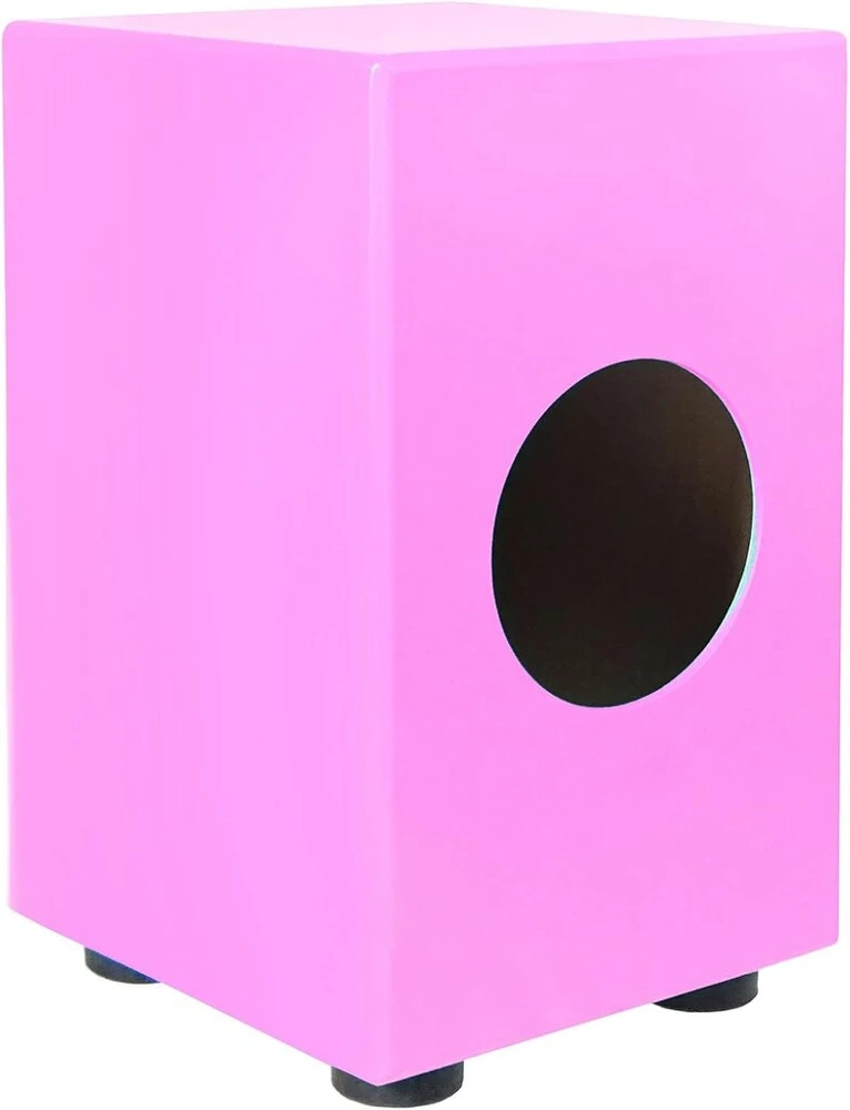 Keepdrum dc1m pk junior cajon taburetė vaikams rožinė būgno taburetė