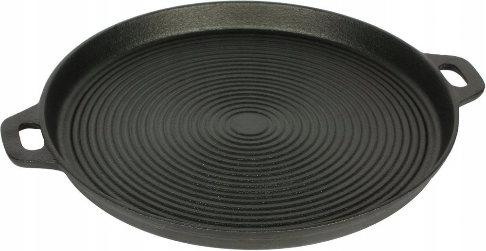 Ketaus keptuvė griliui, 34 cm skersmens