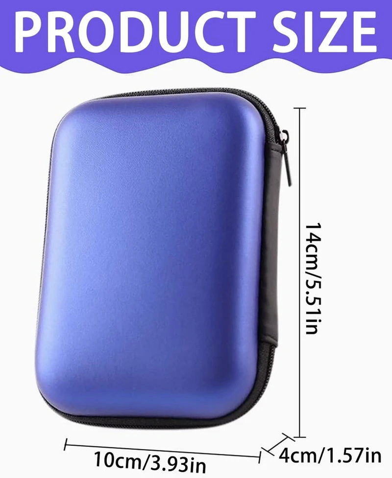 Kietojo disko dėklas 2.5" Hdd/ssd, atsparus smūgiams ir vandeniui