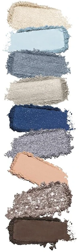 Kiko Milano Glamour Multi Finish šešėlių paletė 05 | paletė su 9 įvairių efektų šešėliais