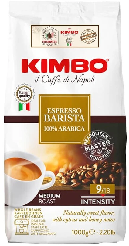Kavamalė Kimbo - Espresso Barista 100% Arabica 1kg