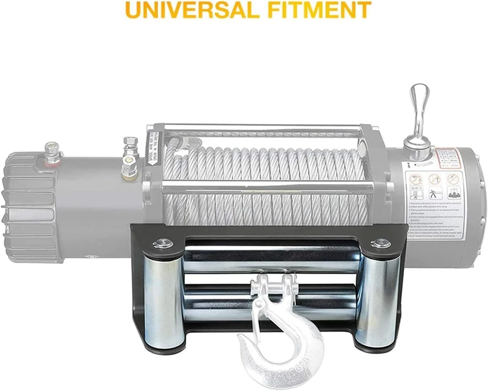 Kimiss lyno kreiptuvas gervei, automobilio šoninė gervės ritinėlio kreipiančioji 152 mm/6 colių geležinė galvanizuota priežiūros atsarginė universali