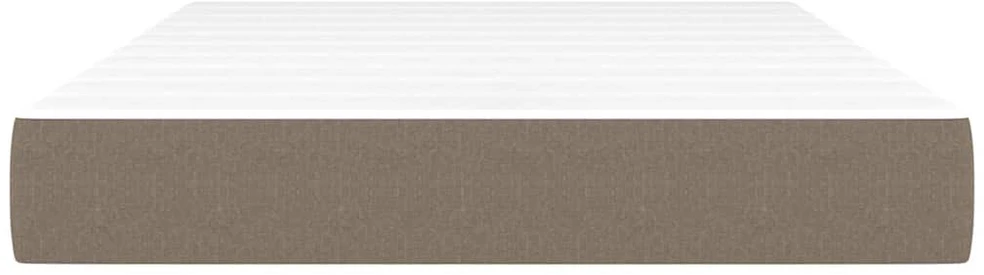 Kišeninių spyruoklių čiužinys, vidutinio kietumo, taupe spalvos, 120x200x20 cm, audinys