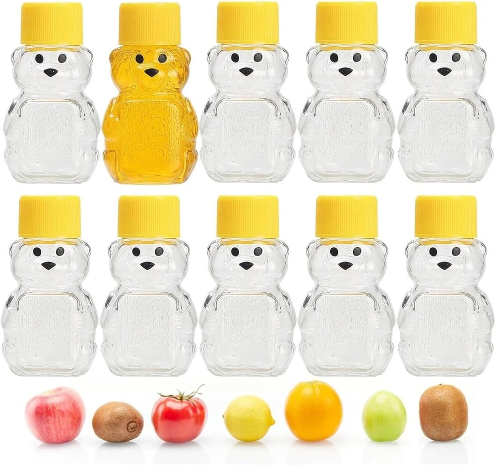 Kiuiom daugkartinio naudojimo sulčių buteliukai, kokteilių buteliukai, plastikiniai, sulčių buteliukai, 10 vienetų, 60 ml, tušti buteliukai, plastikiniai buteliukai sultims, kokteiliams, gėrimams pildyti