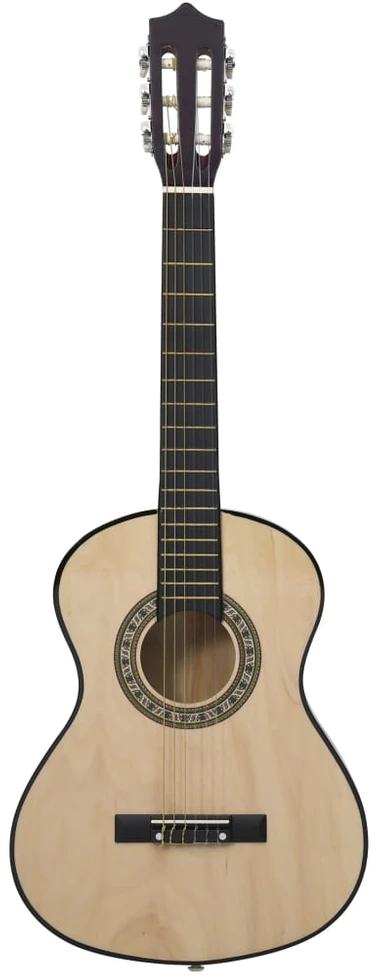 Klasikinė gitara su dėklu pradedantiesiems ir vaikams, 1/2 34