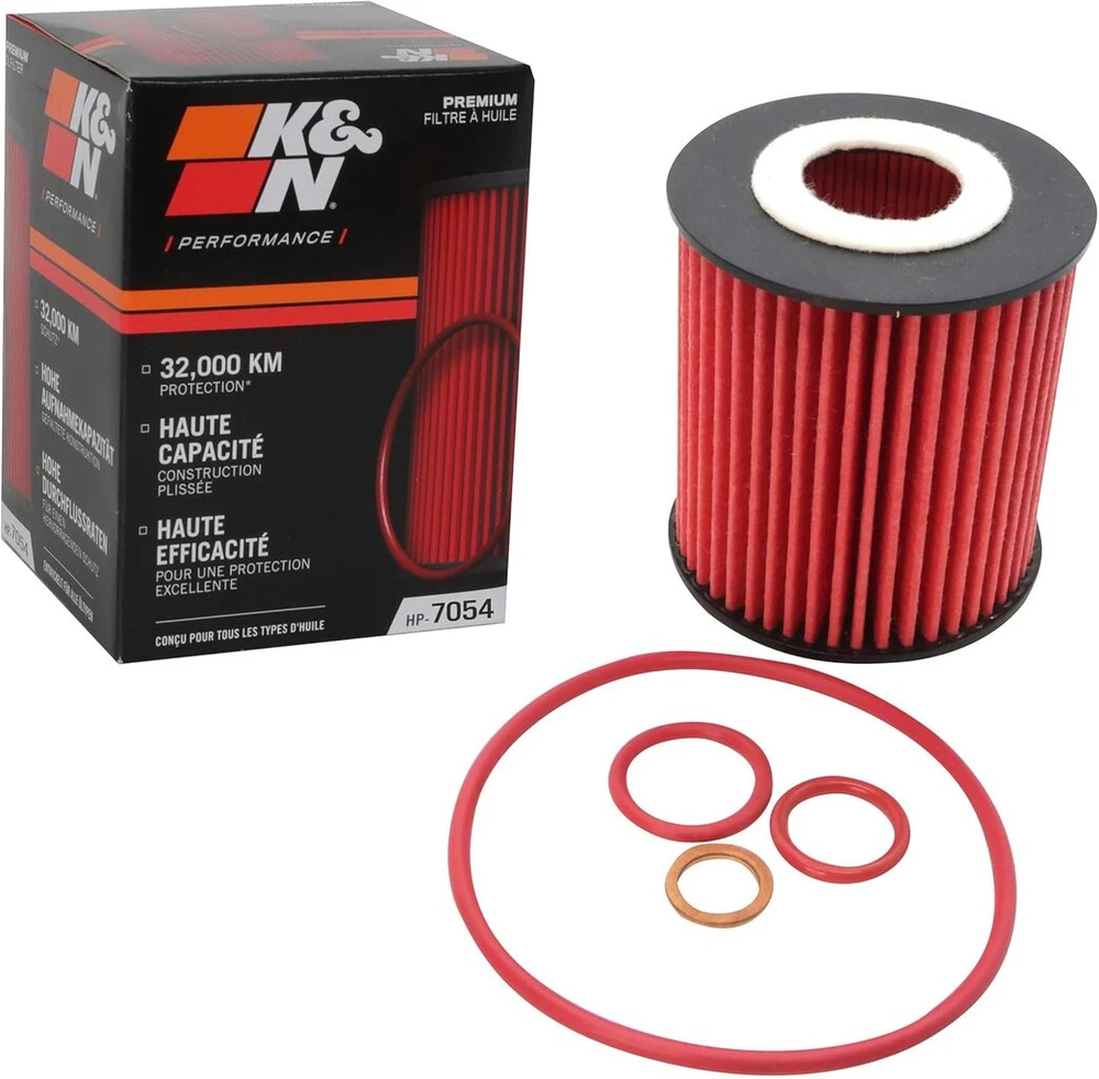 K&n Alyvos filtras Hp-7054, raudonas, Bmw