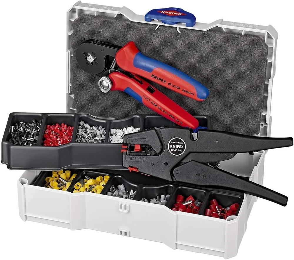 Knipex 97 90 10 gnybtų rinkinys antgaliams (įvorėms), įvairiaspalvis
