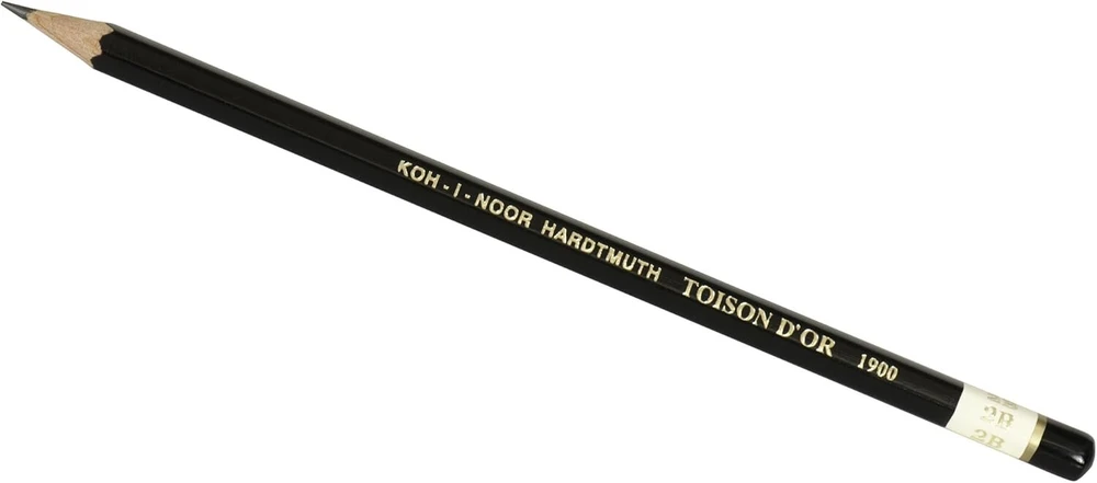 Koh-i-noor Toison D'or 2b grafitiniai pieštukai (12 vnt.)