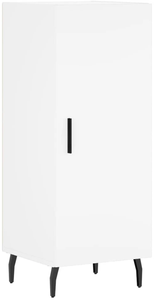 Komoda, baltos spalvos, 34,5x34x180cm, apdirbta mediena