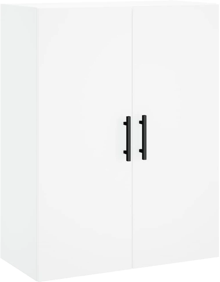 Komoda, baltos spalvos, 69,5x34x180cm, apdirbta mediena