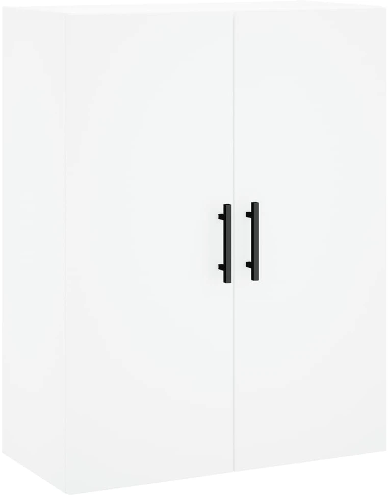 Komoda, baltos spalvos, 69,5x34x180cm, apdirbta mediena