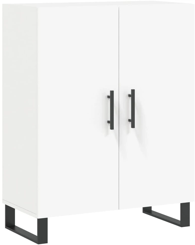 Komoda, baltos spalvos, 69,5x34x180cm, apdirbta mediena