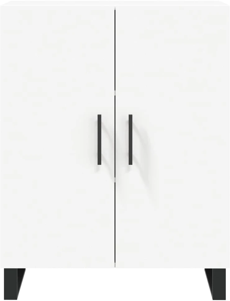 Komoda, baltos spalvos, 69,5x34x180cm, apdirbta mediena