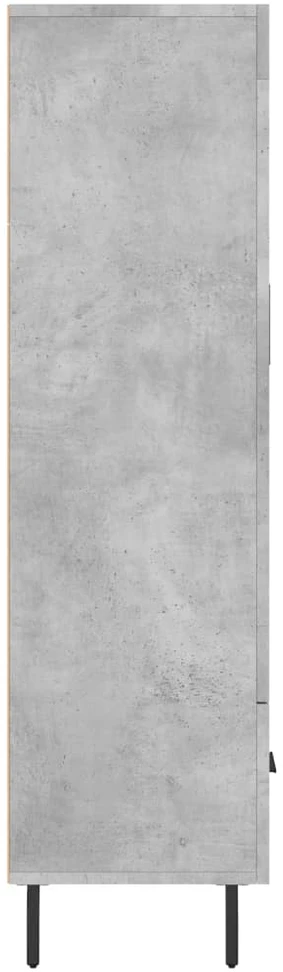 Komoda, betono pilkos spalvos, 69,5x31x115cm, apdirbta mediena