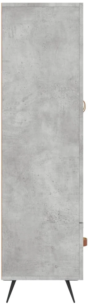 Komoda, betono pilkos spalvos, 69,5x31x115cm, apdirbta mediena
