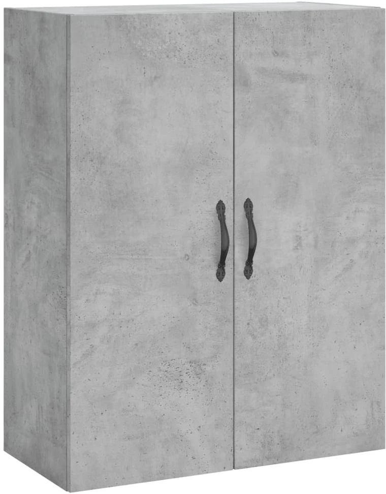 Komoda, betono pilkos spalvos, 69,5x34x180cm, apdirbta mediena