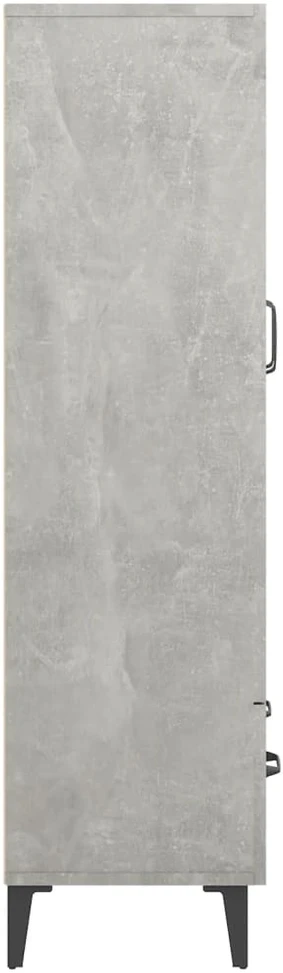Komoda, betono pilkos spalvos, 70x31x115cm, apdirbta mediena