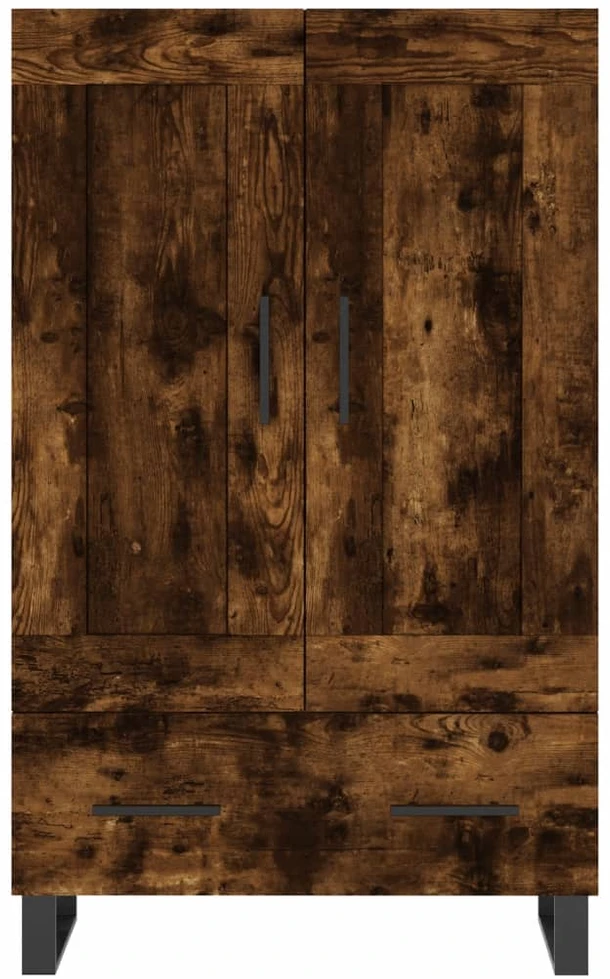Komoda, dūminio ąžuolo spalvos, 69,5x31x115cm, apdirbta mediena
