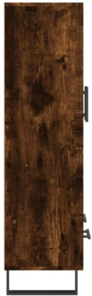 Komoda, dūminio ąžuolo spalvos, 69,5x31x115cm, apdirbta mediena