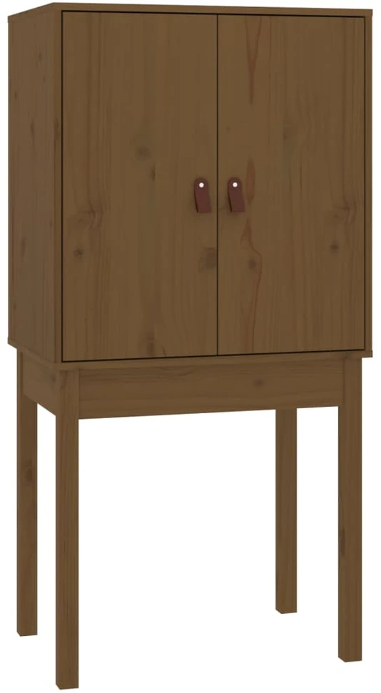 Komoda, medaus ruda, 60x40x120cm, pušies medienos masyvas