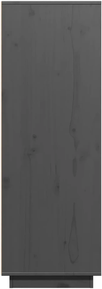 Komoda, pilka, 60x40x116,5cm, pušies medienos masyvas