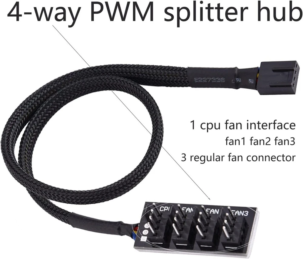 Kompiuterio Cpu Ventiliatoriaus Centru, 4-pin Pwm