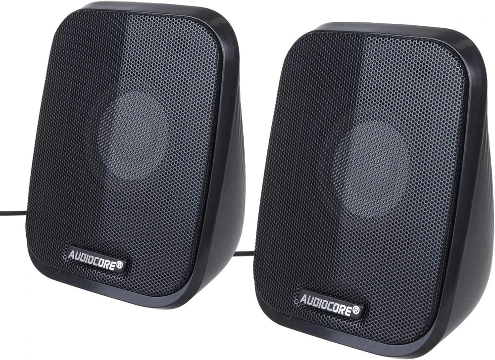Kompiuterio kolonėlės Audiocore Ac835 2.0 Stereo Garsiakalbiai su Led Apšvietimu