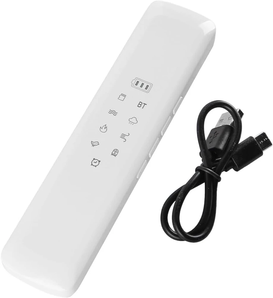 Kompiuterio kolonėlės Sarini bluetooth miego pagalvės garsiakalbis su kaulinio laidumo technologija, belaidis vibracinis garsiakalbis miego garsui, baltas triukšmas, miego pagalba su laikmačiu, kortelių lizdas
