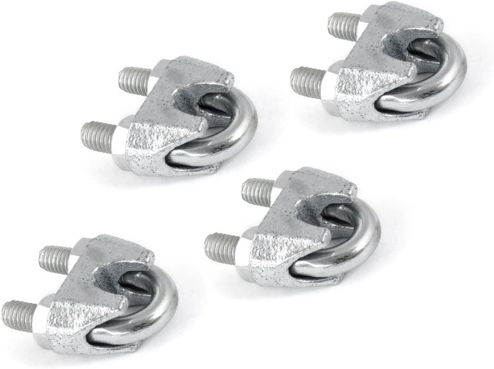 Komplektas 15m plieno lynas, galvanizuotas, 3mm gija: 6x7 + 4 spaustukai + 2 antpirščiai - daug dydžių