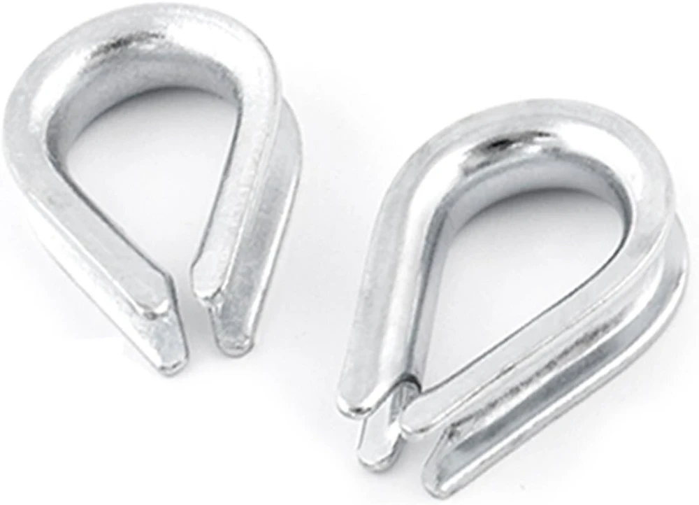 Komplektas 15m plieno lynas, galvanizuotas, 3mm gija: 6x7 + 4 spaustukai + 2 antpirščiai - daug dydžių