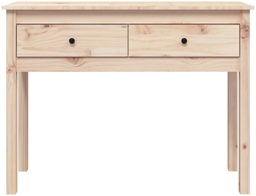 Konsolinis staliukas, 100x35x75cm, pušies medienos masyvas