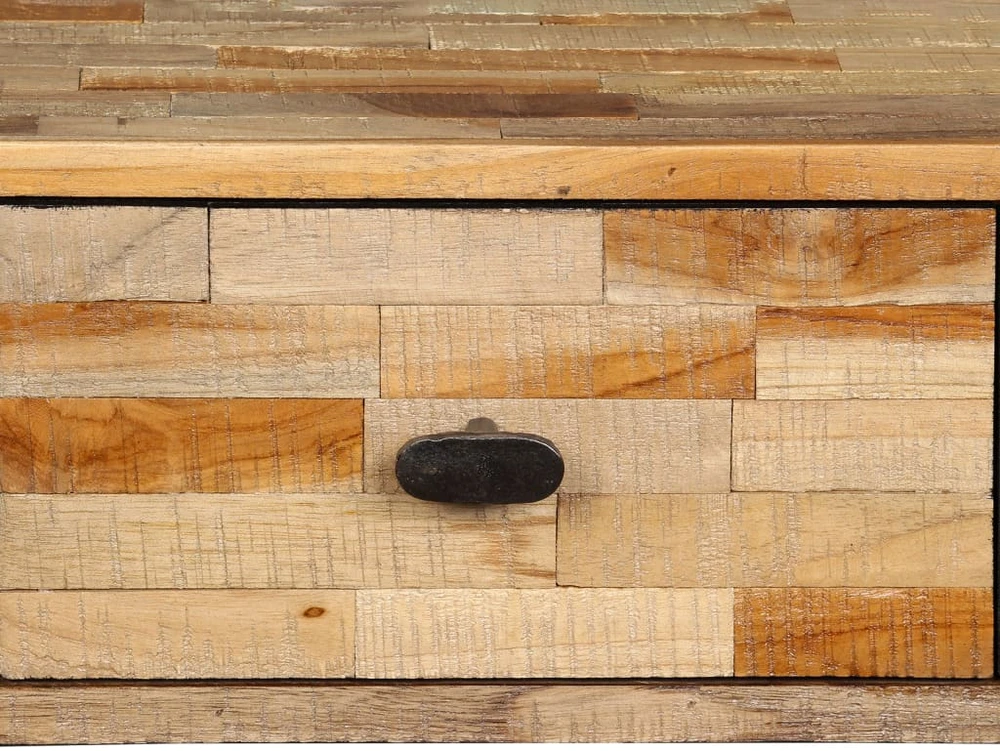 Konsolinis staliukas, kietas perdirbtas tikmedis, 120x30x76cm