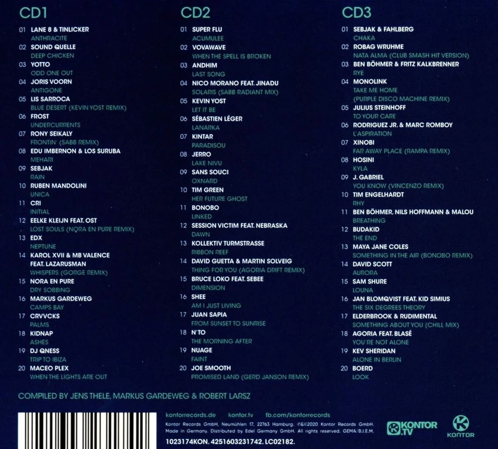 Vinilinė plokštelė Kontor Sunset Chill 2020 - žiemos leidimas