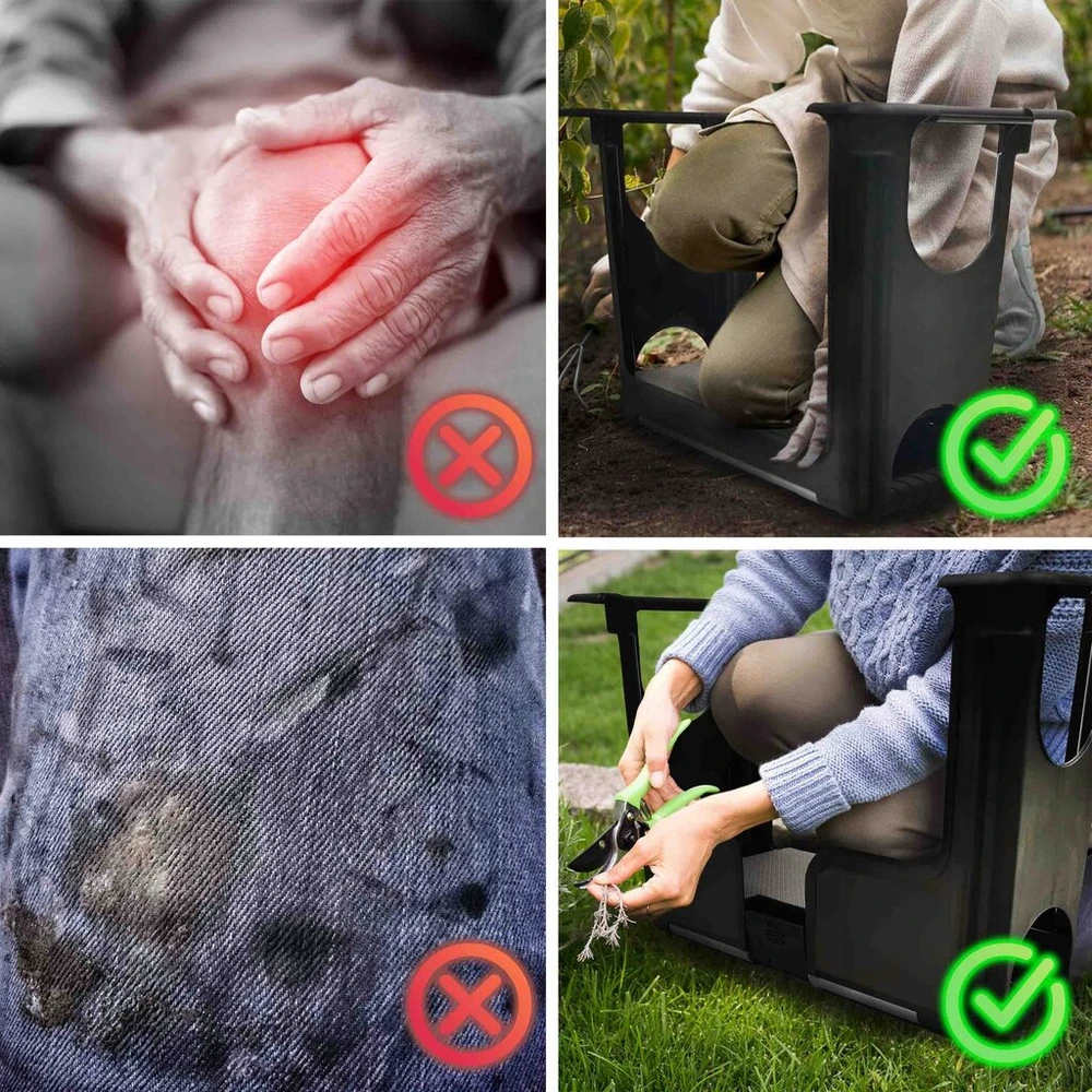 Kontrast Sodo kėdė-pašluostė su saugykla