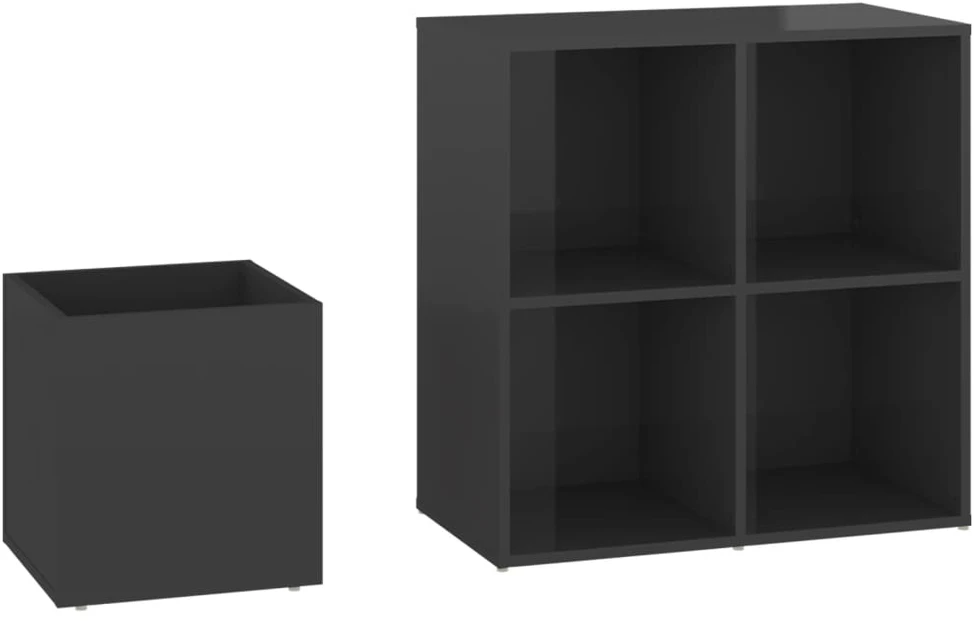 Koridoriaus spintelė batams, pilka, 105x35,5x70cm, mediena