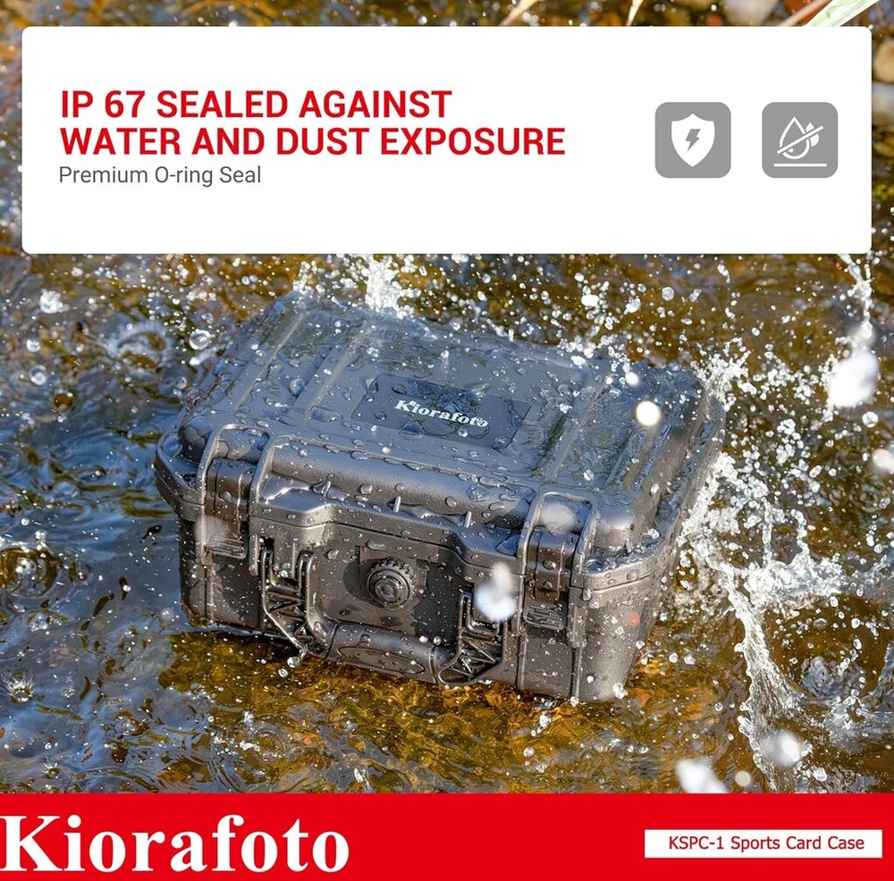 Kortelių dėklas su apsauga nuo drėgmės ir smūgių