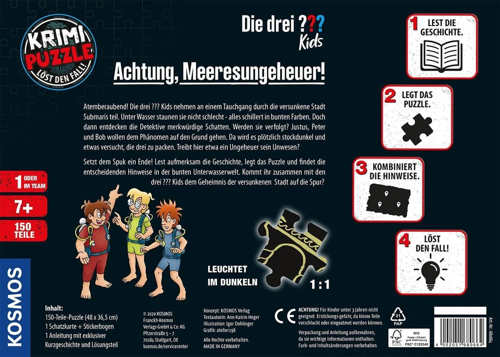 Kosmos Crime Puzzle dėlionė
