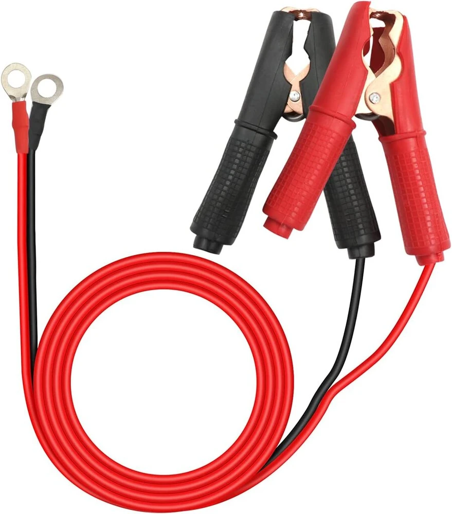 Krokodilo spaustukai automobilio akumuliatoriui 12v 24v, 14awg 30a
