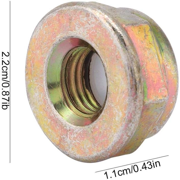 Krūmapjovės ir trimerio peilio veržlė M10 x 1,25