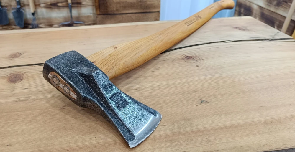 Grandininis pjūklas Krumpholz Hickora skaldymo kirvis su pleištu, 2.9kg