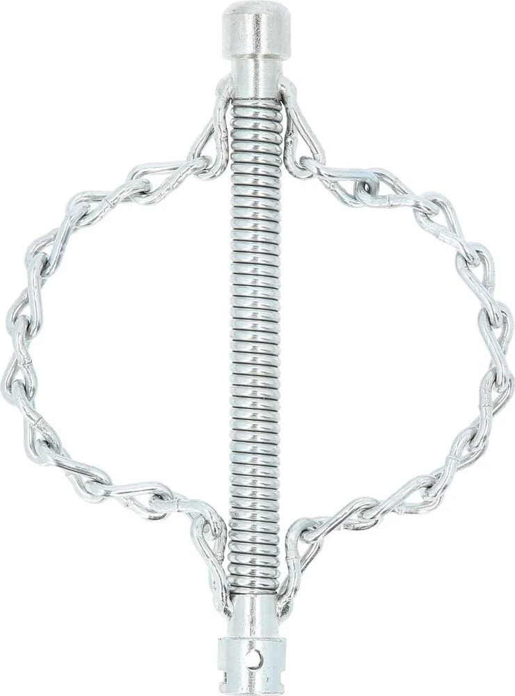Ks tools 900.2185 grandinės sukimo galvutė su lygia grandine, 2 grandinės Ø30mm, 16mm