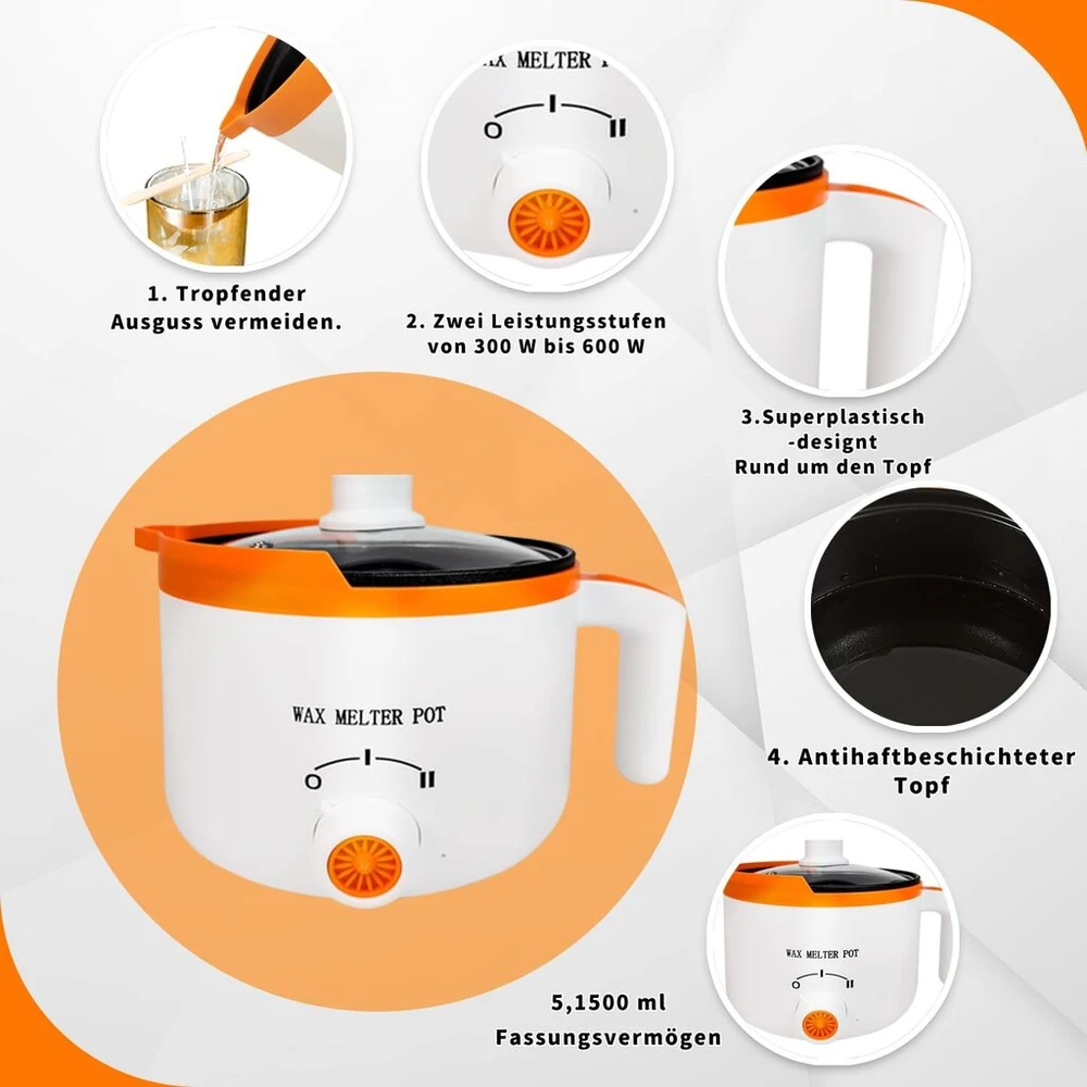 Ksedcon elektrinis vaško lydytuvas žvakių gamybai, 1500 ml