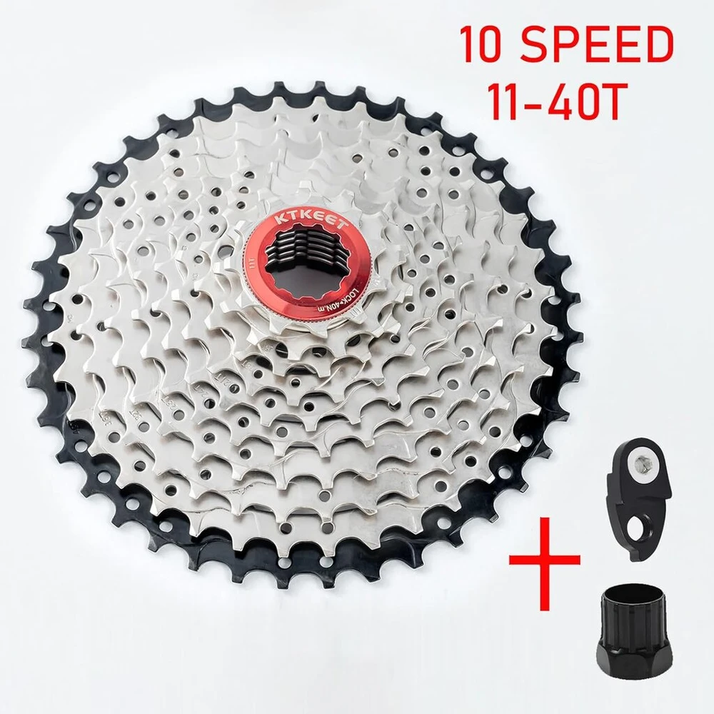 Ktkeet 10 pavarų kasetė 11-30t/32t/34t/36t/40t/42t/46t/50t/kalnų dviračiui/plento dviračio kasetė, 10 pavarų dviračio kasetė, suderinama su shimano ultegra xt sunrace sram