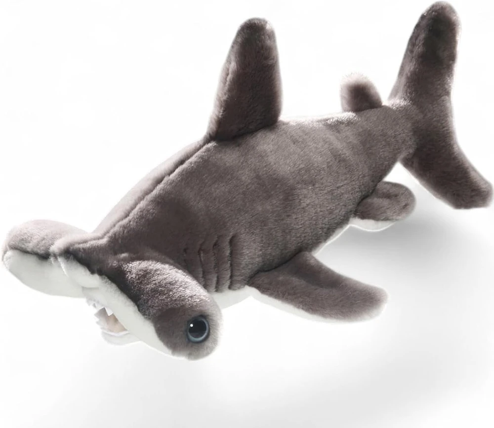 Kūjis galva ryklys žuvis 35 cm, 35 cm, pliušinis žaislas, minkštas žaislas 3341