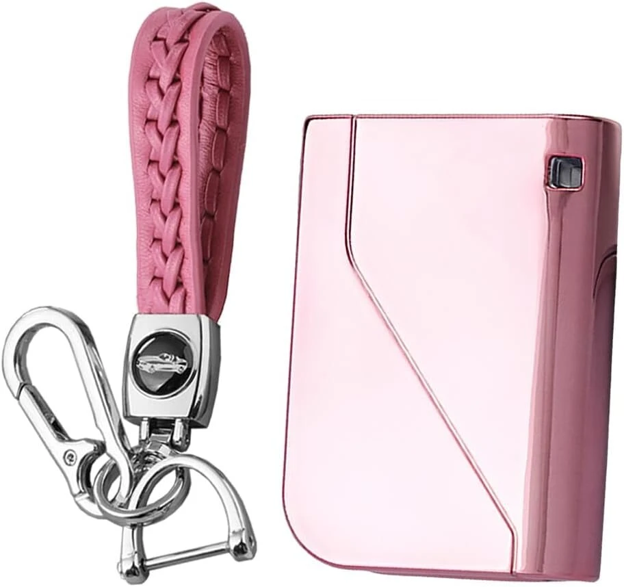 Kunio automobilio raktų dėklas tinka Lynk&co 01 02 03 05 06 09 tinka Lynk&co Tpu raktų dėklas raktų dėklas raktų dangtelis a pink